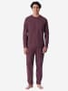 Schiesser Schlafanzug Modern Nightwear in kakaobraun