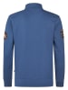 Petrol Industries Strickjacke mit Logo Kenosha in Blau