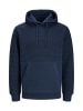 Jack & Jones Hoodie 'Black Structure' in dunkelblau