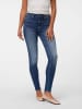 Vero Moda Skinny Jeans in Dark Blue Denim