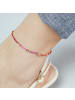 Luxenter bracelet in metal alloy and purple cotton with an 18k yellow gold finish -Buawe