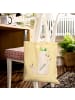 Mr. & Mrs. Panda Shopping Bag Robbe Sherlock ohne Spruch in Gelb Pastell