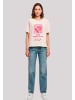 F4NT4STIC Ladies Everyday Tee Love Oldies Playlist  Valentinstag in pink