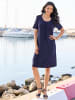 Sieh an! Jersey-Kleid in marine