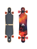 Apollo Twin Tip DT Longboard " Redshift - LED Wheels " in rot/schwarz