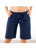 Erwin Müller Sweat Freizeithose kurz in marine