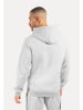 SMILODOX Zip Hoodie Yasin in Grau Melange