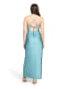 Vera Mont Abendkleid im Glitzer-Look in Mint/Silver