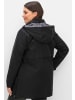 sheego Outdoorjacke in schwarz