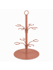 relaxdays Getränke Tower in Rosegold - 8 Gläser
