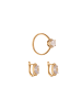 NAEMI Women Jewelry Set in Rose Gold