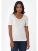 Organication T-Shirt "WCASUAL015" in Cremeweiß