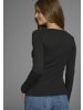 AJC Langarmshirt in schwarz