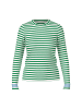 MARC CAIN SPORTS  Schmales Ringelshirt in Bright Emerald New
