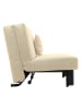 58 aufm Kessel FALTSOFA Kalomira Bezug Flachgewebe Metall schwarz / beige