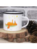Mr. & Mrs. Panda Tasse Fuchs Sterne ohne Spruch in Weiß