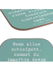 Mr. & Mrs. Panda Tischuntersetzer Spruch Trost und Eindruck mit ... in Meeresbrise