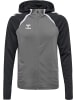 Hummel Trainingsjacke "Hmllead 2.0 Zip Hoodie" in Grau