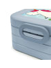 Mr. & Mrs. Panda MEPAL Bentobox Einhorn Koffer Design mit Spruch in Blau Pastell