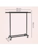 SONGMICS 2er-Set: Kleiderständer in Schwarz - (B)132 x (H)160 x (T)45.4 cm