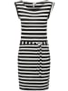 ragwear Sommerkleid Tagg Stripes in Black