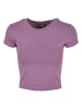 Urban Classics Cropped Tee in duskviolet