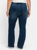 sheego Bootcut-Jeans in dark blue denim