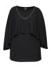 MIAMODA Bluse in schwarz