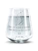 Mr. & Mrs. Panda Wasserglas Hund Liebe mit Spruch in Transparent