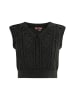 myMo ROCKS Damen Strickpullunder in Schwarz