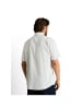 Tom Tailor Halbarmhemd in gardenia white dot structure