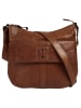 SPIKES & SPARROW Umhängetasche echt Leder in cognac