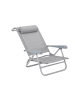 relaxdays Liegestuhl in Grau
