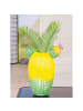 GILDE Vase "Kaktusblüte" gelb, grün - (H) 32 cm