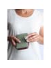 VARGU Echtleder Geldbörse VINEM 1-A in sage green - cranberry