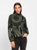 Heine Jacquard-Pullover in sand-khaki-gemustert