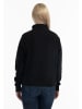 DreiMaster Maritim Damen Sweatshirt-Troyer in Schwarz