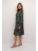 Kaffe Kleid KAamber Relaxed fit in Black / Green Animal Print