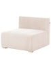 Beliani Sofaelement NERBO in Beige/Braun - (W) 100 x (H) 97 x (L) 106 cm
