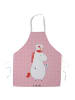 Mr. & Mrs. Panda Küchenschürze Einhorn Krankenschwester ohne Spruch in Rot Pastell