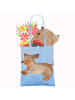 Mr. & Mrs. Panda Schultertasche Hund Dackel ohne Spruch in Sky Blue