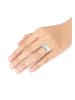 Elli Ring 925 Sterling Silber Geo, Wellen in Silber