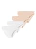 Schiesser Slip Invisible Light in weiss, sand