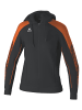 erima Damen Trainingsjacke Mit Kapuze in schwarz/orange