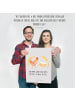 Mr. & Mrs. Panda Bild Huhn Stolz mit Spruch in Grau Pastell