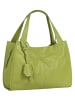 Cluty Shopper echt Leder in grün