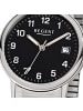 Regent Analog-Armbanduhr Regent Zugarmband silber mittel (ca. 35mm)