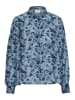 Kaffe Langarm - Hemd KAsus Oversize fit in Faded Blue Flower
