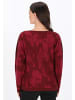Usha Women Sweater in burgundy