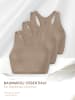 Yenita® Bustier 3er Set Sports-Collection mit breiten Trägern in beige